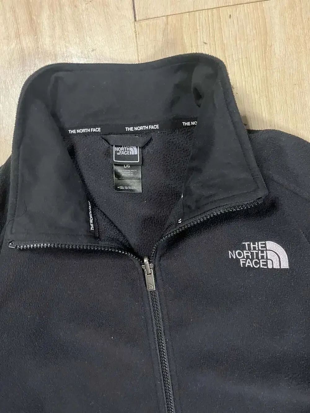 The North Face Men's Full Zip Fleece Jacket Black